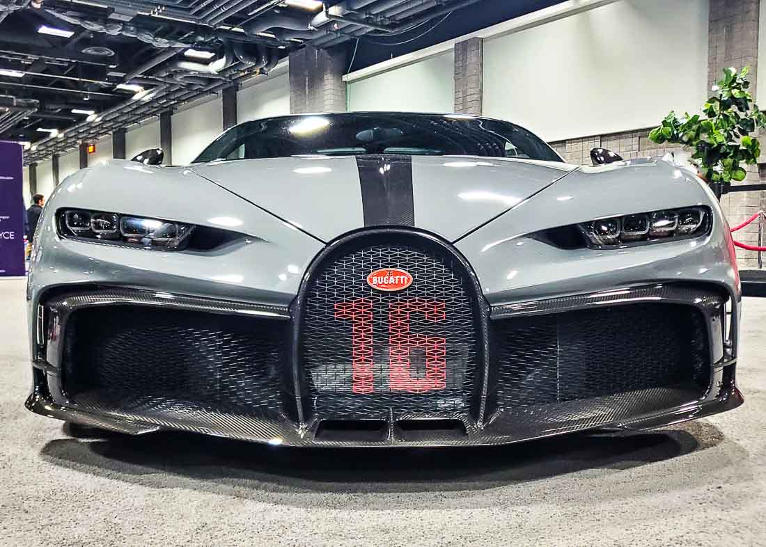 Bugatti Chiron at Washington Auto Show 2023